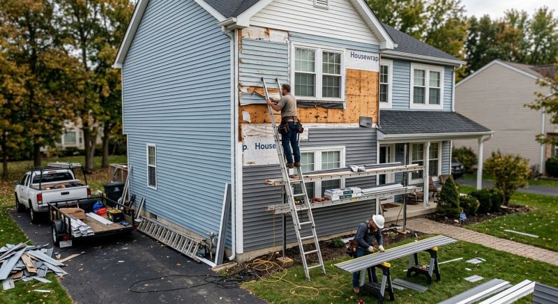 Vertical Siding Replacement in West Hartford, CT